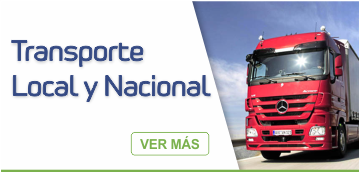 Transporte local y nacional - Operador Logístico